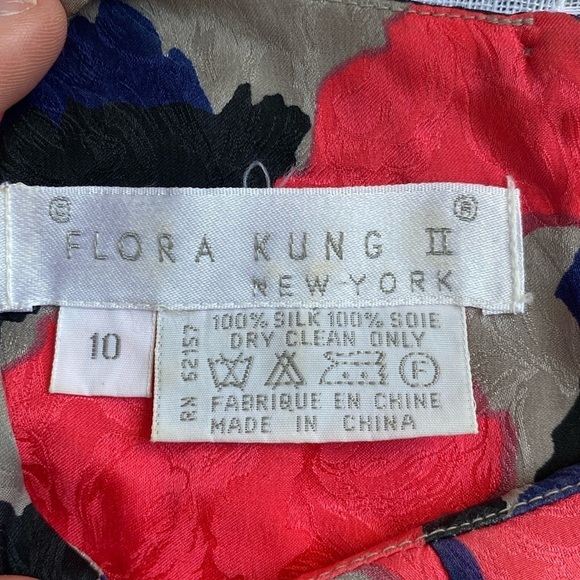 Flora Kung II New York Silk Vintage Blouse. - Picture 7 of 11